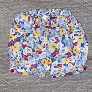Ralph Lauren baby girl blue floral shorts